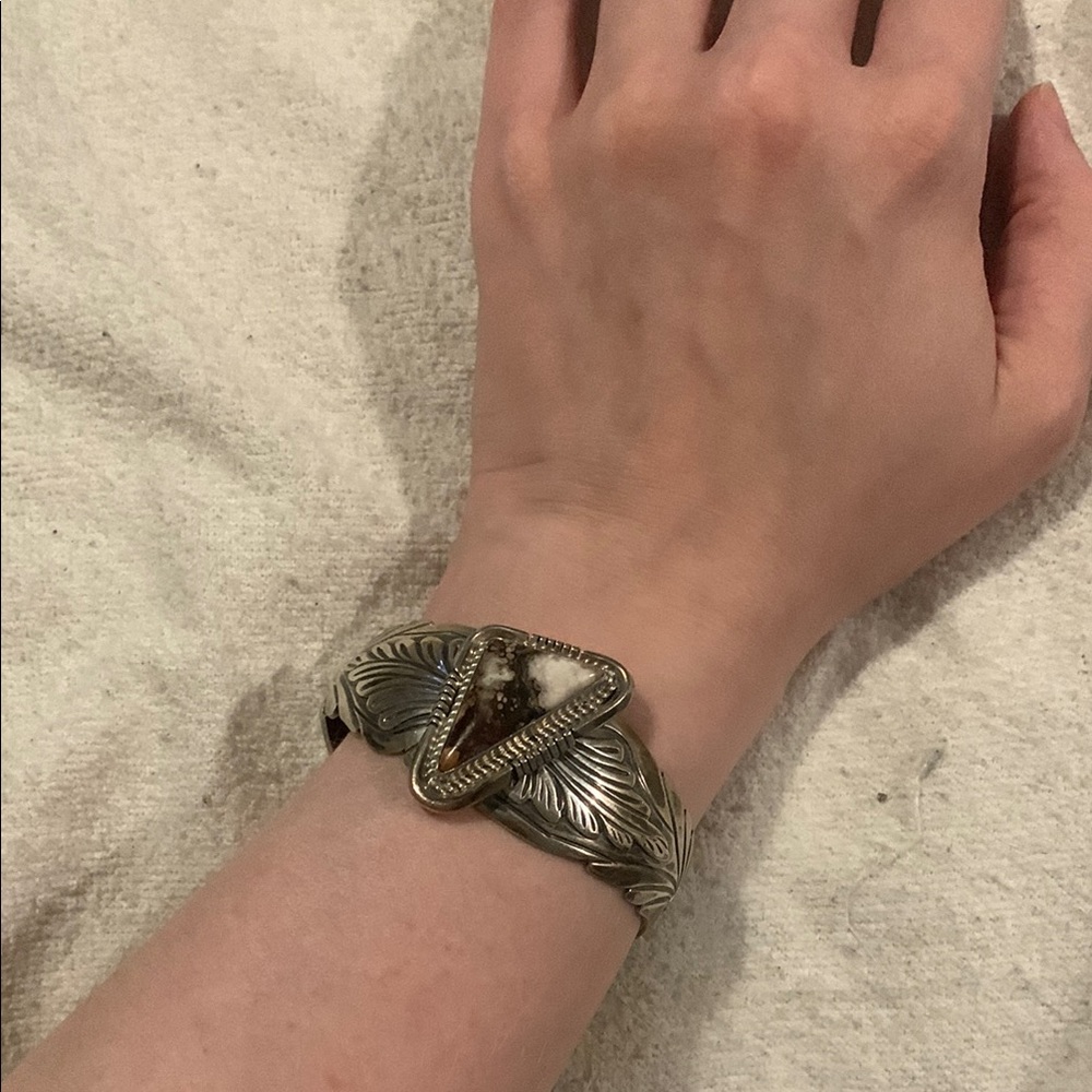 Wes Craig Bracelet with Wild Horse Jasper Stone - Picture 8 of 8